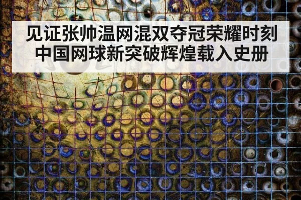 见证张帅温网混双夺冠荣耀时刻 中国网球新突破辉煌载入史册